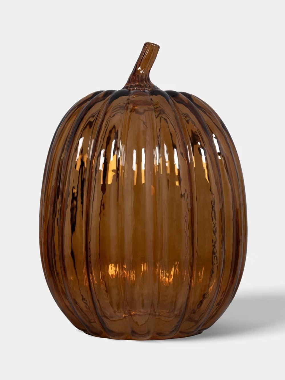 11.22" Tall Glass Fall Pumpkin - Threshold™